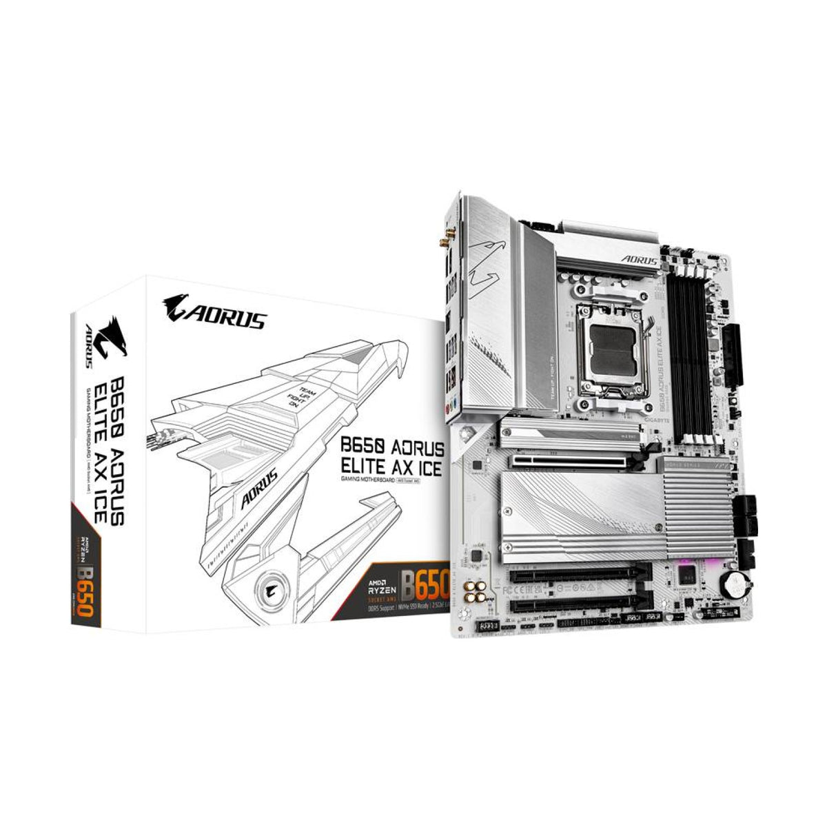 Motherboard Gaming Gigabyte B650 AORUS ELITE AX ICE Socket AM5 ATX