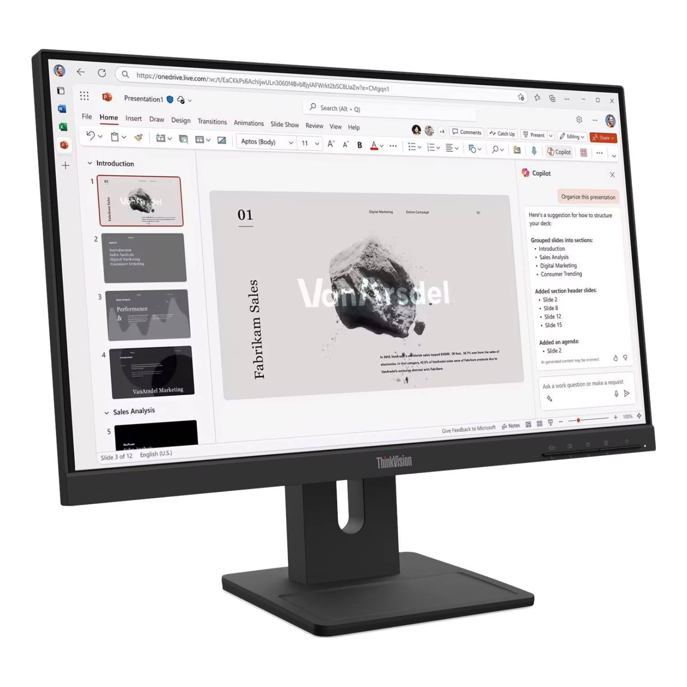 Monitores LENOVO ThinkVision E22-40