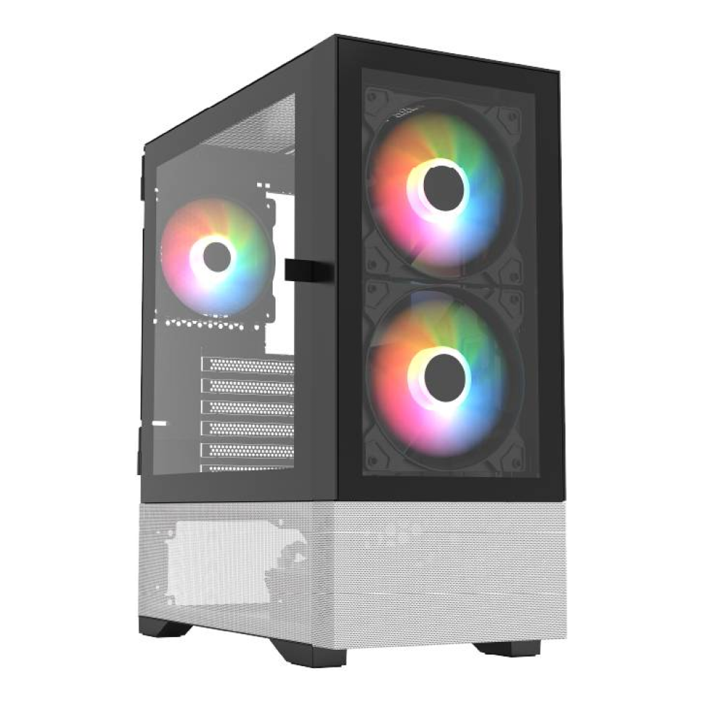 Gabinetes Gaming Balam Rush Nitrox Crystal  5500CBW Legend Series