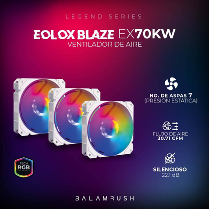 Ventiladores Balam Rush EX70KW