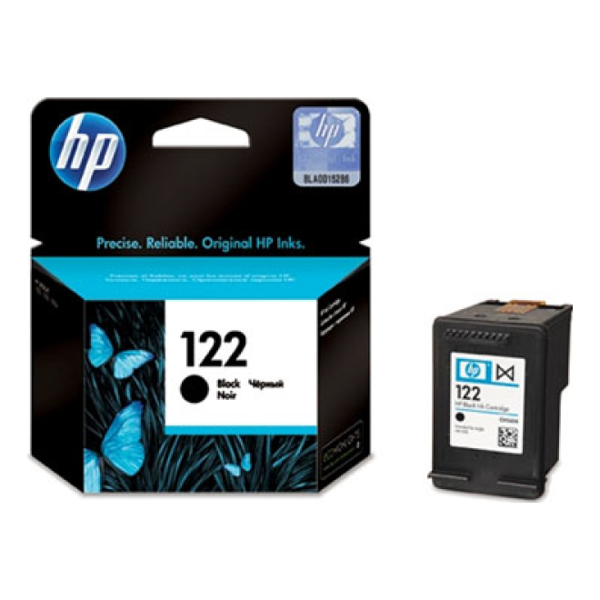 Cartucho de Tinta HP Original 122 Negro – Para DeskJet 1000, DeskJet 1050, DeskJet 2050 (CH561HL)