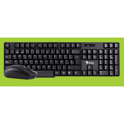 KIT MOUSE Y TECLAD Stylos STPKTM3B