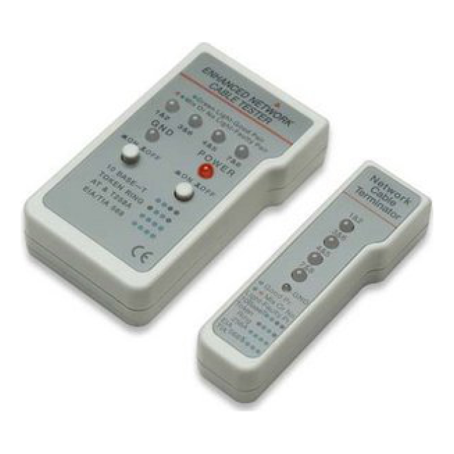 Probador de Cables Multifuncional INTELLINET para RJ11 y RJ45 (351898)