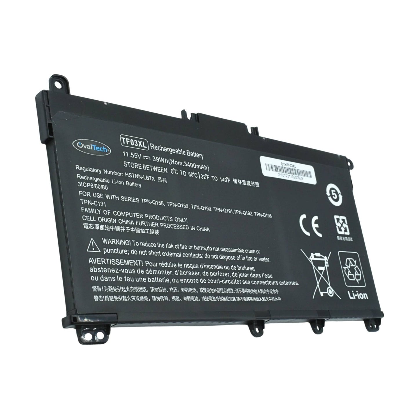 Bateria OVALTECH OTHTF03XL