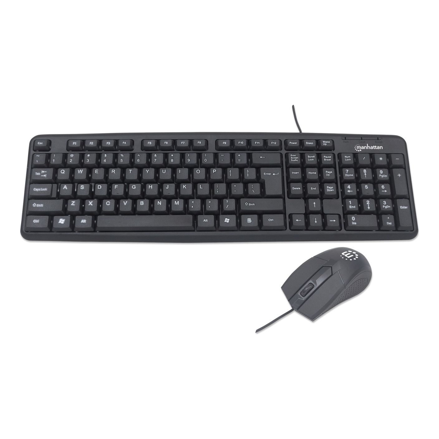 Kit de mouse y teclado MANHATTAN 178464