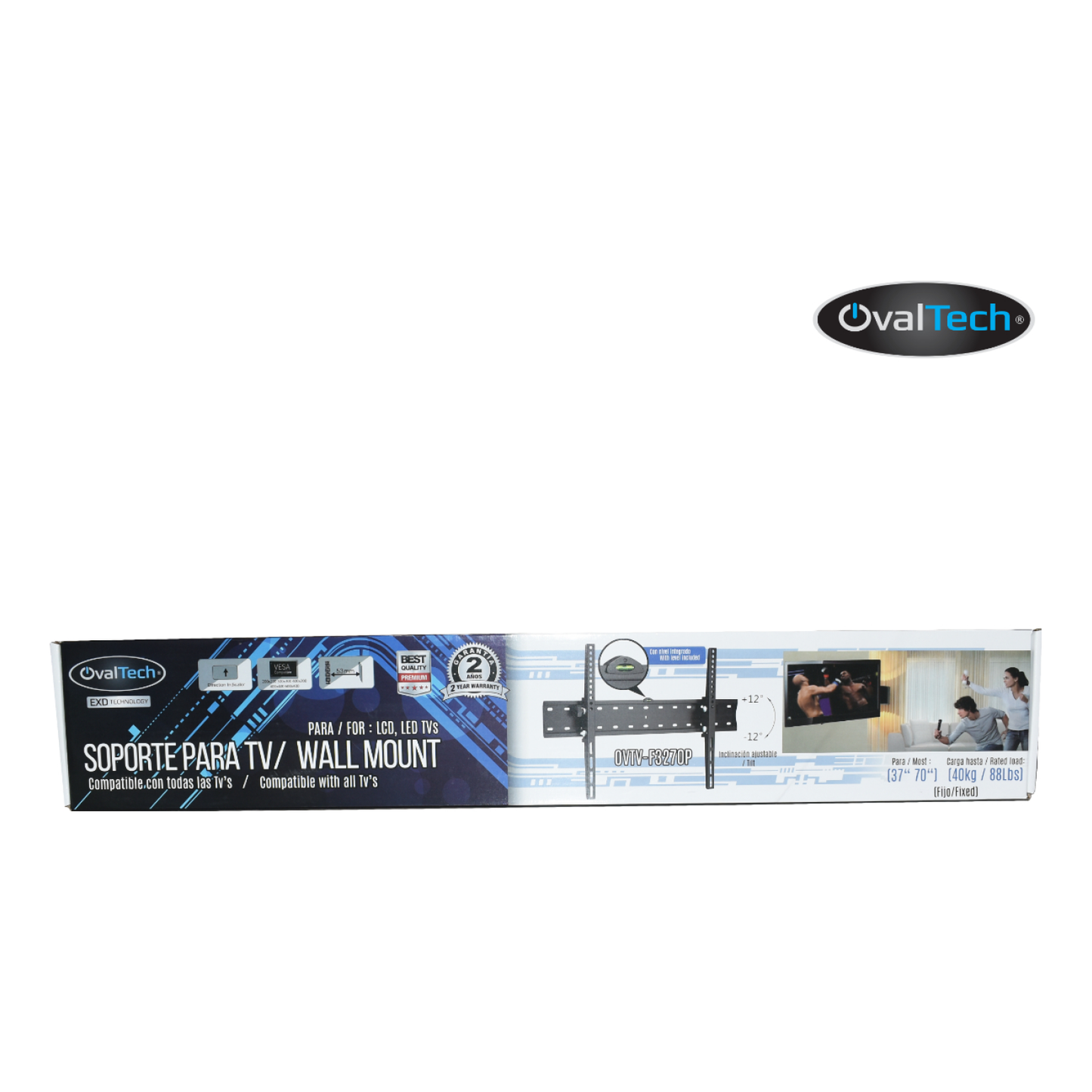 Soporte Movil OVALTECH de 32´´ a 70´´ (Resistencia 35kgs)