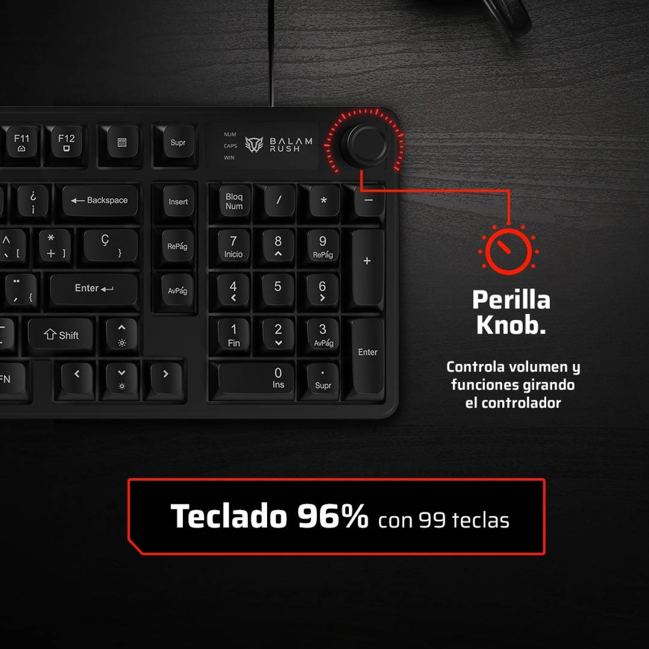 Teclados Gaming Balam Rush KG490