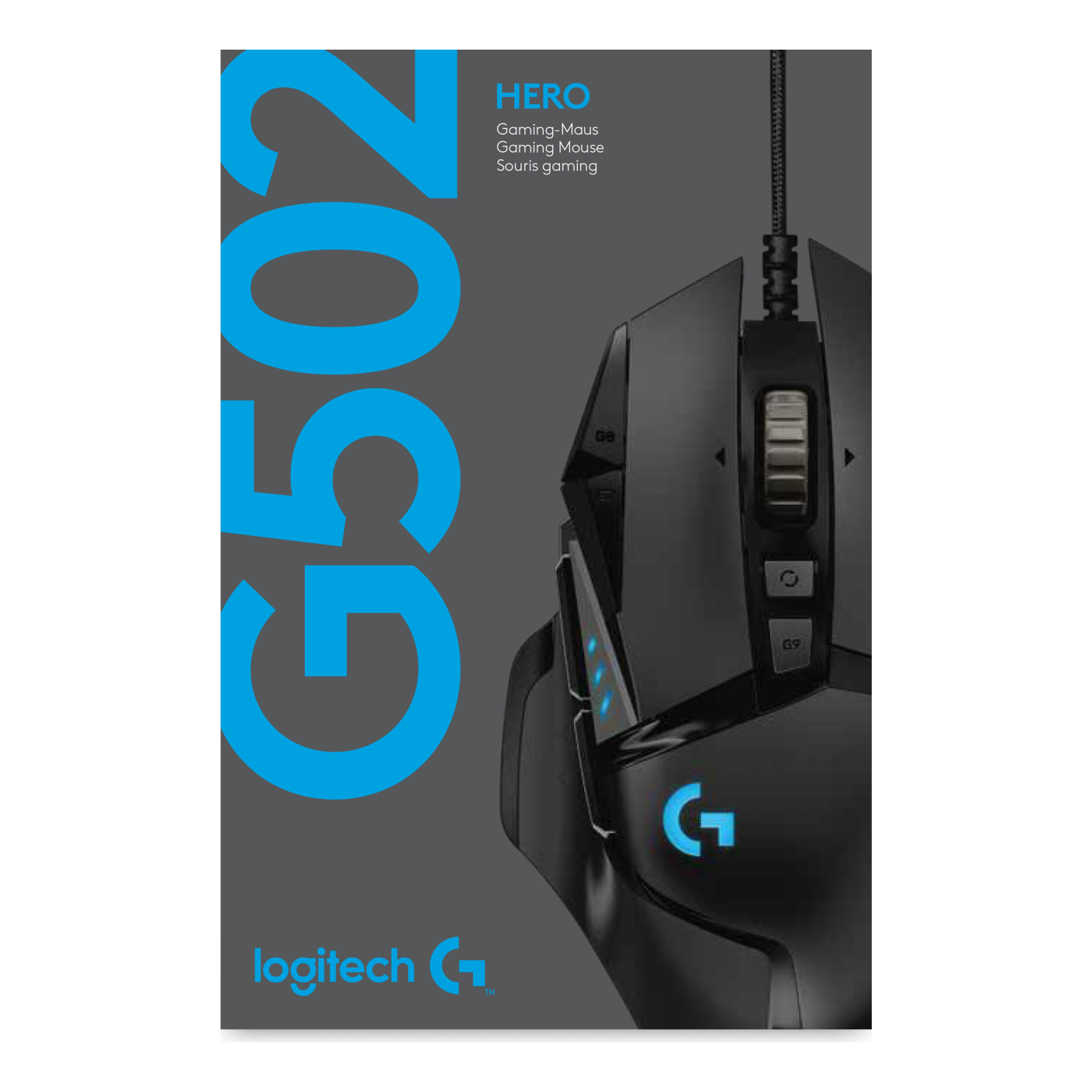 Mouse alámbrico LOGITECH G502 HERO