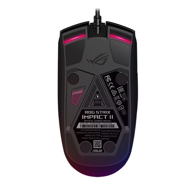 Mouse Óptico Asus ROG Strix Impact II Electro Punk